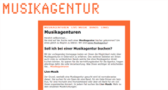 Desktop Screenshot of musikagentur.project-smooth.com