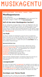 Mobile Screenshot of musikagentur.project-smooth.com